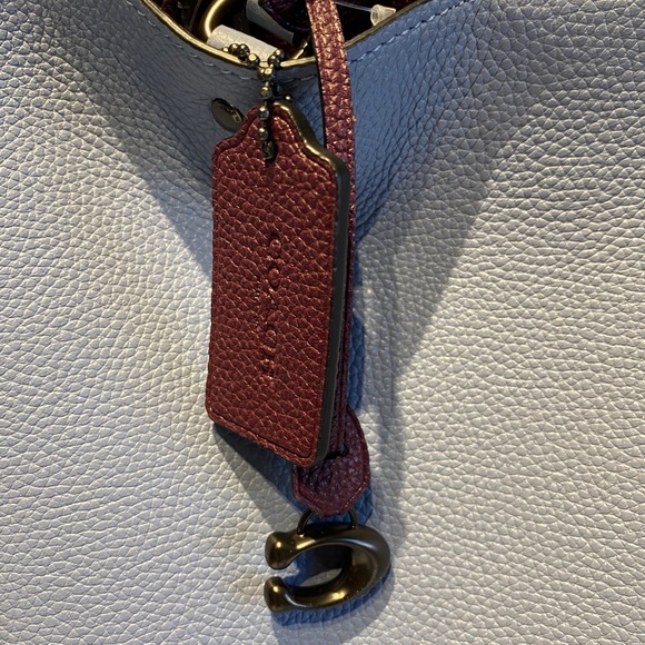 Coach🌼NEW🌼Plaza tote bluebell/pewter - Picture 9 of 12